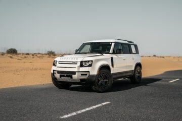 Land Rover Defender for rent in Dubai – rugged luxury SUV from Yaga Rent a Car