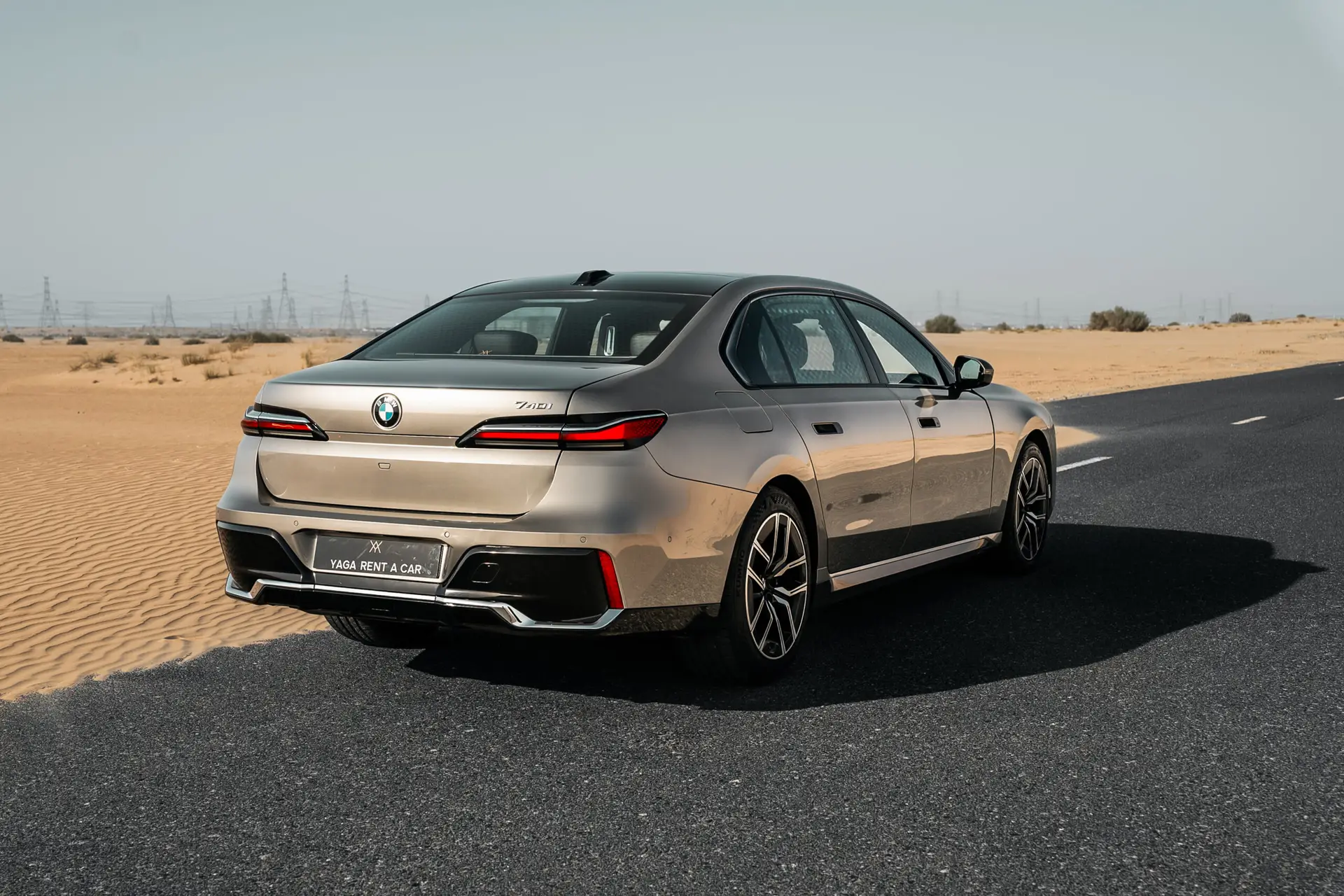 BMW 7 Series luxury sedan for rent in Dubai – Yaga Rent a Car