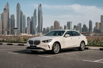 BMW 5 Series for rent in Dubai – executive sedan by Yaga Rent a Car